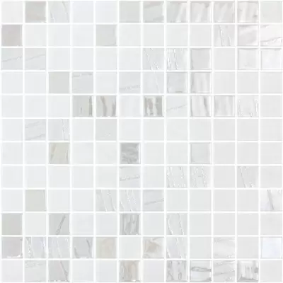 Onix Mosaico Mystic Glass Iridis White 31.1x31.1