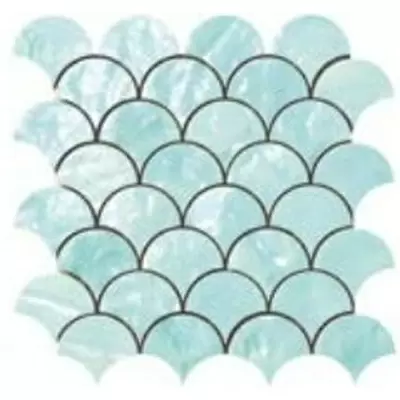 Cerasarda Trasparenze Marine 1039637 Mosaico Ventaglio Acqua 26x26,5