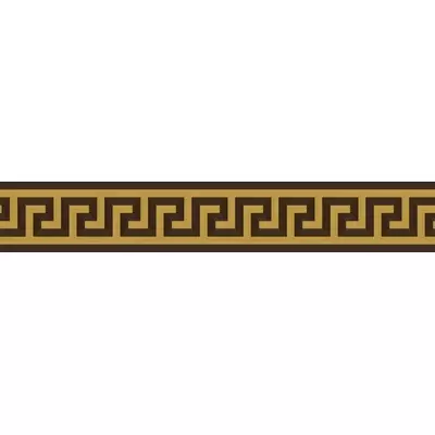 Versace Meteorite 47104 Fascia Greca Naturale Moka/Oro 9,8x60