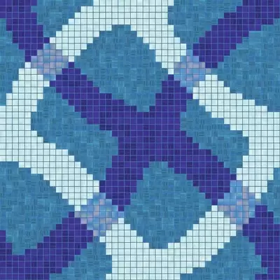 Bisazza Decori 20 06001417VL Mirage Blue 97x97