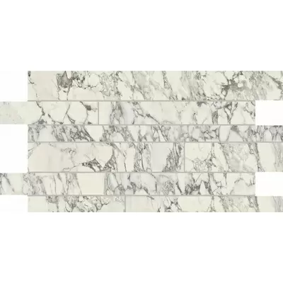 Casa Dolce Casa Stones and More 2.0 756695 Arabescato White Matte Listello Sfalsato 30x60