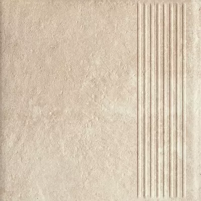 Grupa Paradyz Scandiano Beige Stair Tread 30x30