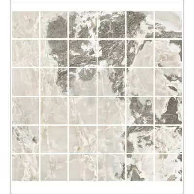 Casa Dolce Casa Onyx&amp;More 767757 White Blend Satin Mos 5x5 30x30