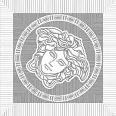 Versace Meteorite 47123 Tozzetto Medusa Naturale Bianco/Platino 9,8x9,8