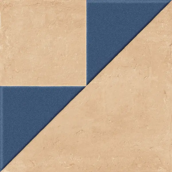 Harmony Kora 43737 Clay Decor Blue LT 22,3x22,3 - керамическая плитка и керамогранит