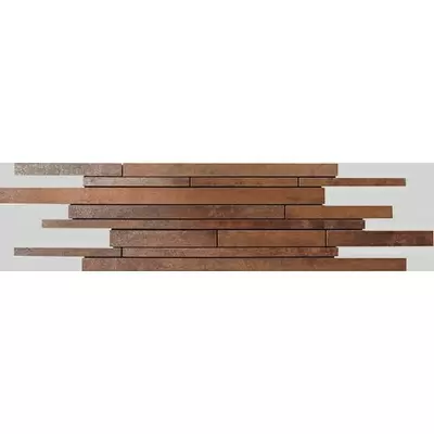 Apavisa Metal 8431940076381 Copper Lappato Mosaic Sin Fin 14.72x44.63