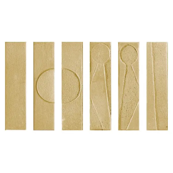 Settecento Koine 118622 Alphabet Ocra 4,5x18,6 - керамическая плитка и керамогранит