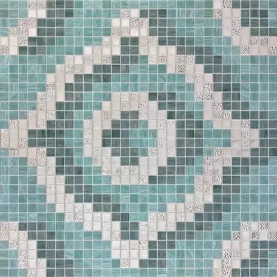 Bisazza Decori 20 06001398VL Velvet Grey Oro Bianco 64.7x64.7