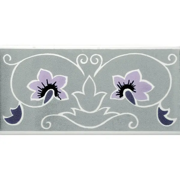Francesco De Maio Fiori Scuri Piandarca Grigio 20x20