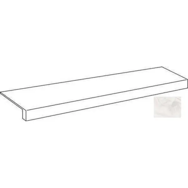 Atlas Concorde Russia Forte Dei Marmi Quark 620070002688 Oyster White Scalino Frontale Cer 33x120