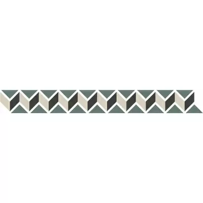TopCer Estoril Green Border 41.3x5.3