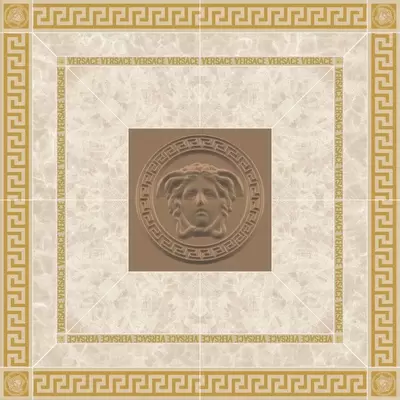 Versace Meteorite 47153 Rosone Naturale Miele Oro 120x120