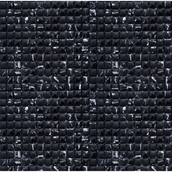 Мозаика Square JSP0808FX-HB Black Dark Black Np 29,5x29,5