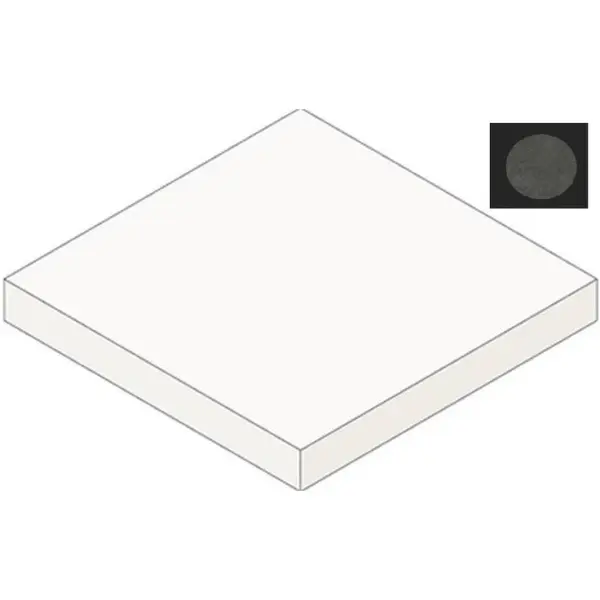 Atlas Concorde Italy Nyra HC6X Charcoal Scalino Angolare 33 33x33 - керамическая плитка и керамогранит