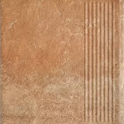 Grupa Paradyz Scandiano Rosso Stair Tread 30x30