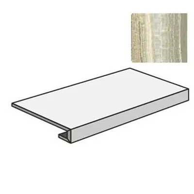 Rex Ceramiche Eccentric Luxe 779065 Sage Glossy 9mm Gradone 33x120