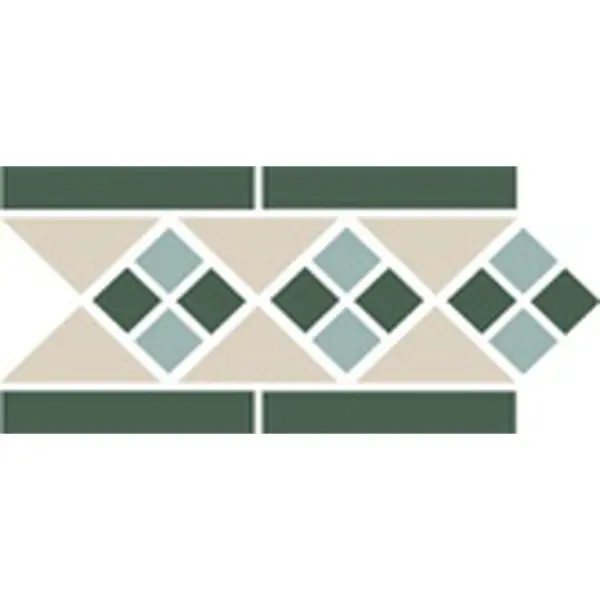 TopCer Octagon New LISBON with 1 strip (Tr.16, Dots 13+18, Strips 18) 28x15