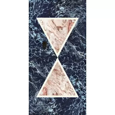 Cedit Araldica 763514 Triang Blu Glo 6mm Ret 120x240