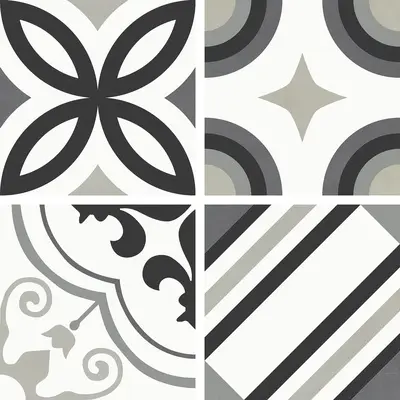Ceramiche RHS (Rondine) Swing Night and Day Carpet 20x20