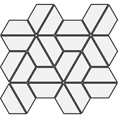 Sant Agostino Highstone CSAHHSDA28 Hexagon Dark 24x28