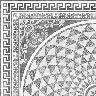 Click ceramica Lipsia Gris Roseton Mate 45x45