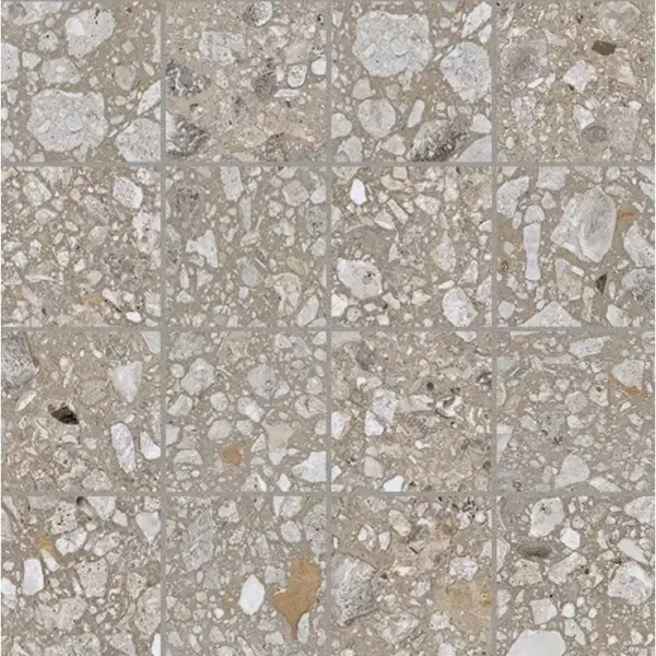 Cerim Ceramiche Match Up 772555 Earl Grey Mix Glossy Mos 6mm 30x30
