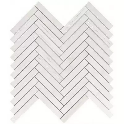 Atlas Concorde Marvel Stone 9SHD Bianco Dolomite Herringbone Wall 30.5x30