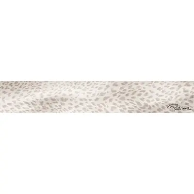 Roberto Cavalli Home Giaguaro mask Grigio Lappato Firma 20 20x120