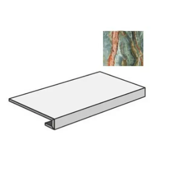 Sant Agostino Star CSAGRSME12 Gradone Emerald 33x120