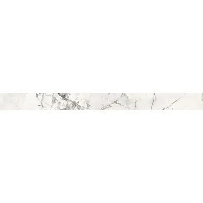 Sant Agostino Pure Marble CSABSPWK90 Battiscopa Spider White Kry 7,3x89