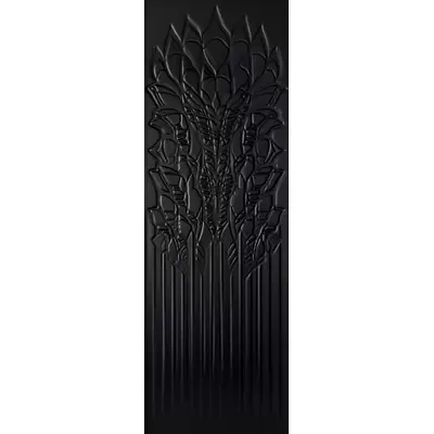 Grupa Paradyz Cold Princess Crown Black Struktura Rekt 39.8x119.8