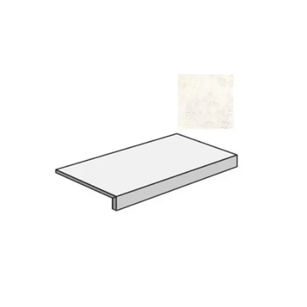 Sant Agostino Via Appia CSAGACCW12 Gradone Cross Cut White 33x120