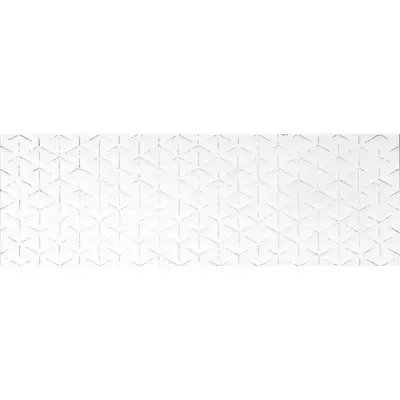 Dom Ceramiche Pura Bianco Rombo Tracce Platino Rett 49.8x149.8