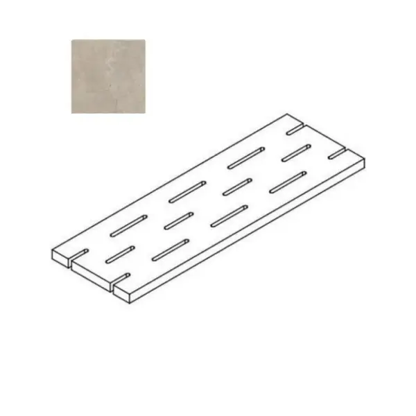 Impronta italgraniti Calcis CL04GG8 Griglia Corda 16x80 - керамическая плитка и керамогранит