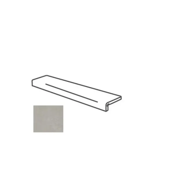 Impronta italgraniti I Cementi FL0595I Elemento L Incollato Greige 16,5x60