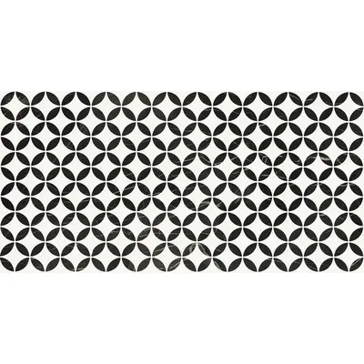 Kutahya Seramik Black Calacatta Kristal Decor Rectified Parlak Nano 60x120