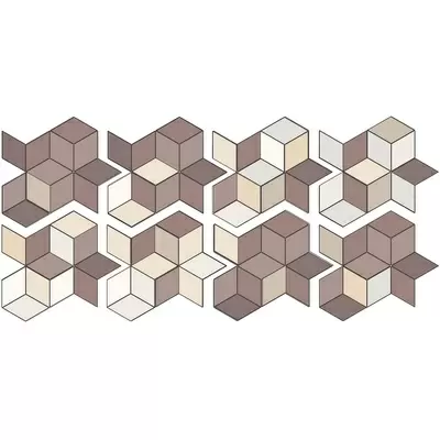 Mutina Tex RERUN05 Runner 5 Set 8 Pcs 35x40.4 70x162