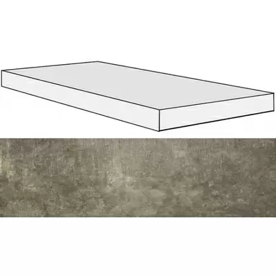 Rex Ceramiche Matieres 755968 Gris Gradino DX 120x33