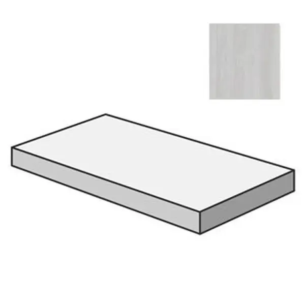 Flaviker PI.SA Double 0014909 Angolare Top DX Nat Linear Grey 32x120