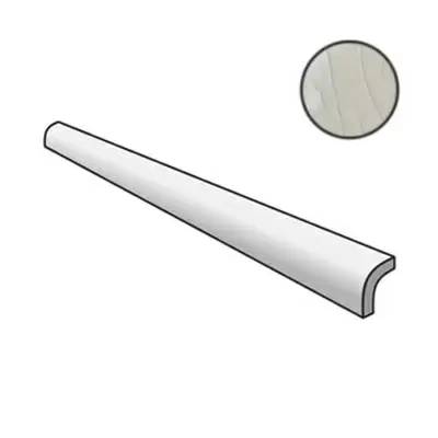 Equipe Masia 23306 Pencil Bullnose Gris Claro Crackle 3x15