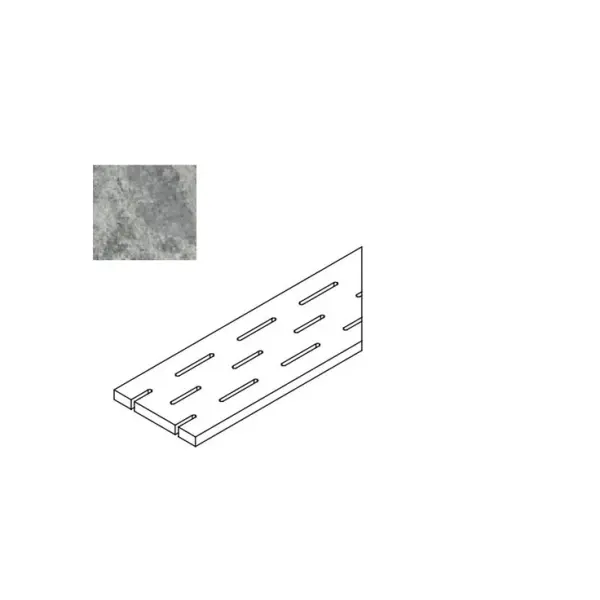 Atlas Concorde Russia Forte Dei Marmi Quark 620090001090 Persian Grey Griglia Angolare Dx 20x60
