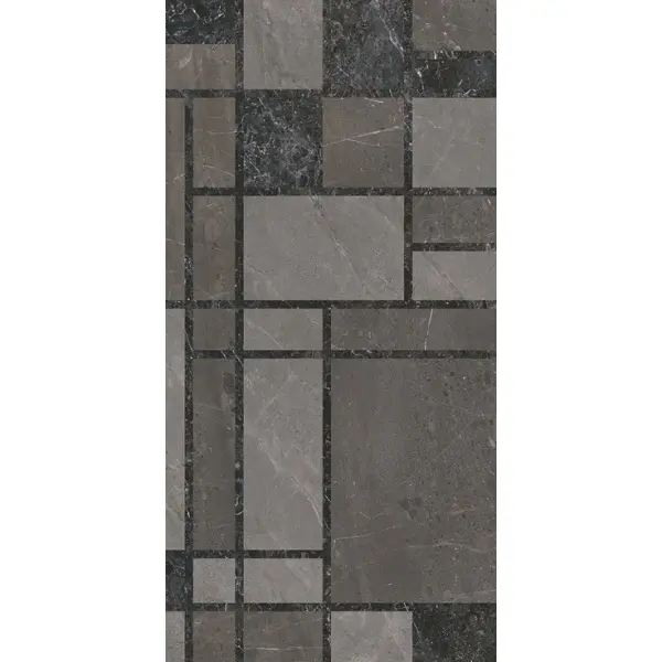 Kerama Marazzi Марсель KMD3STA130BR Микс тёмный глянцевый обрезной 60x119,5 - керамическая плитка и керамогранит