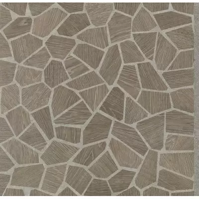 Piemmegres (Piemme Ceramiche) Bits And Pieces 1168 Pewter Smoke Facet Frame Nat-Ret 60x60