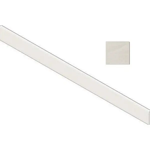 Atlas Concorde Russia Forte Dei Marmi Rock 620070002866 Tiffany White Battiscopa 7,2x80