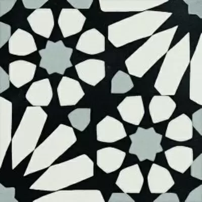 Elios Ceramica Deco Anthology Etnic B B&W 20x20