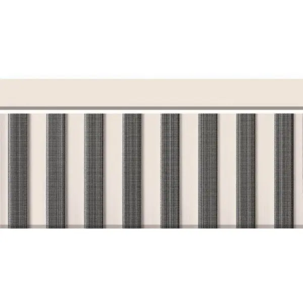 Atlantic tiles projects №5 Zocalo Coco Nero 15x29,5
