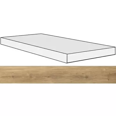 Rex Ceramiche Planches 756115 Noisette Angolo Gradino DX/SX 40x120