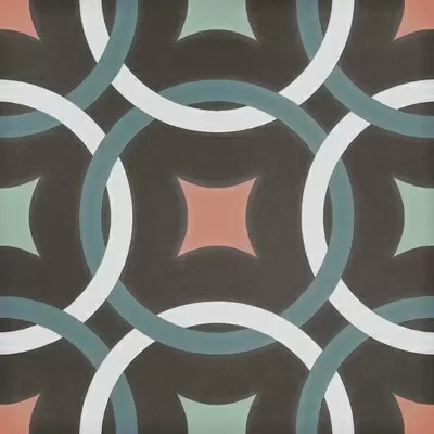 DNA Tiles Sync 125636 Chain Blue 15x15