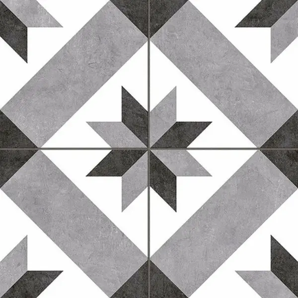 Etili Seramik Patchwork Nero Pre-Cut 45x45