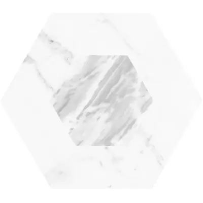 Equipe Bardiglio 23771 Hexagon Geo 17.5x20